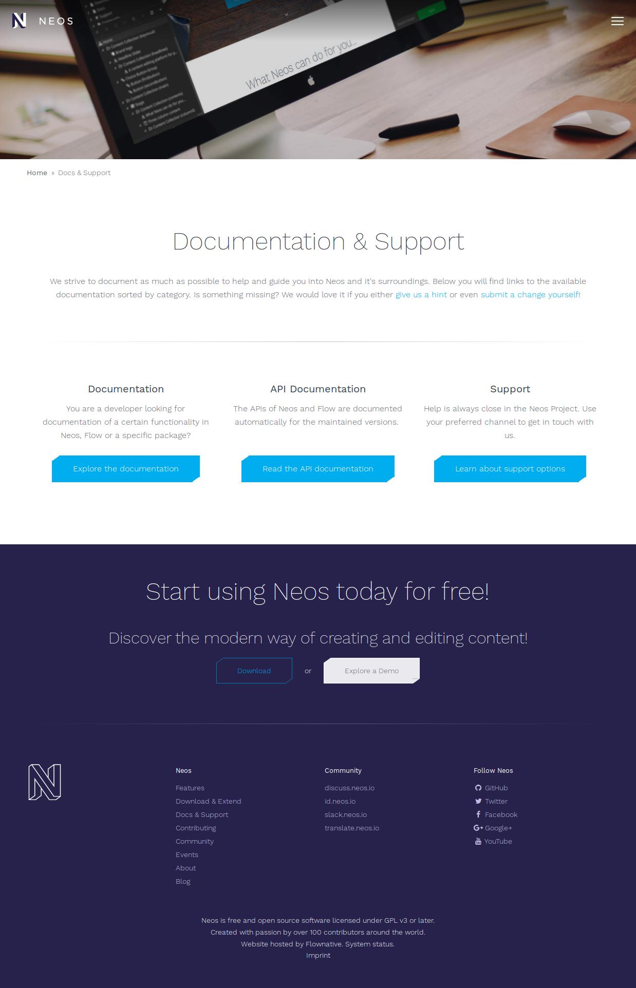 Documentation Neos